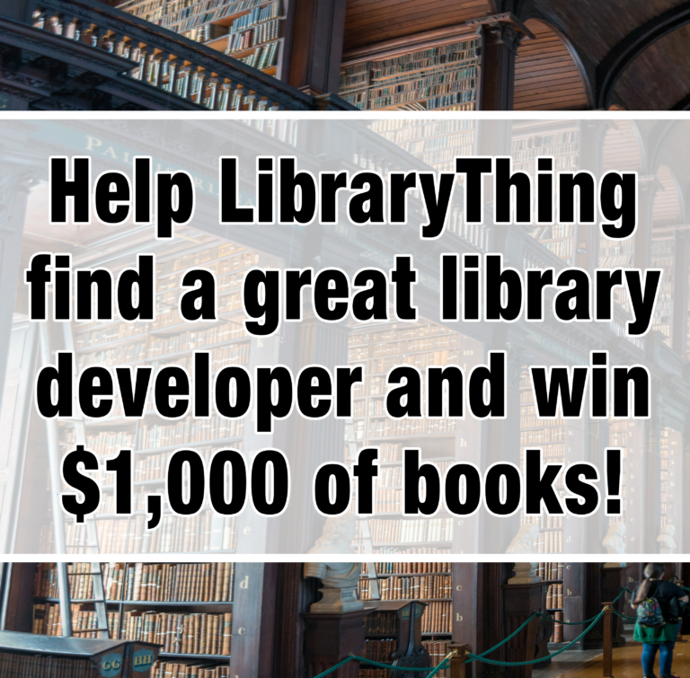 LibraryThing Needs a Great Library Developer « The LibraryThing Blog
